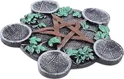 ABOOFAN Stylish Resin Pentagram Candle Holder for Altar Wedding Decorative Use
