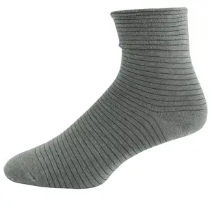 [UF72]UF7014M(20-24)elf除臭竹炭寬口無痕條紋休閒襪