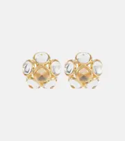 [Saint Laurent] Saint Laurent Flower clip-on earrings One Size gold