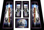 Williams SPACE SHUTTLE Pinball Machine Custom CABINET Decal Set
