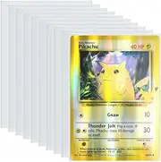Jumbo-Card-Sleeves 5.4x7.5 4 Mil Extra-Thick Big Card Protector Sleeves Jumbo Card Protector-50 Pack