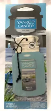 Yankee Candle 1133671 Car Jar Single Paperboard, Beach Walk