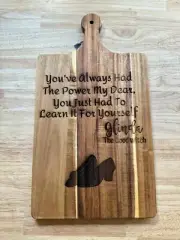 The Wizard of Oz engraved Cutting Board Glinda The Good Witch Christmas Gift