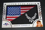 2017 Benchwarmer CASSIE CARDELLE America Beautiful SUPER FLAG Air Force PLAYBOY