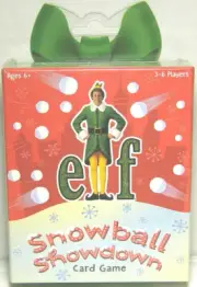 ELF SNOWBALL SHOWDOWN CARD GAME - WILL FERRELL - BUDDY THE ELF - FUNCO - NEW