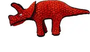 Tuffy Plush Dog Toy, Red