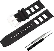 [JETHENG] 26mm Men's Silicone Watch Strap Compatible Invicta Watch bands 12965 12966 12964 15809 Women's Outdoor rubber band Diver's Watch chain buckle accessories
