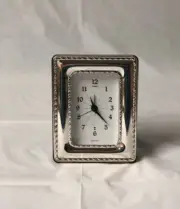 925 Sterling Silver Small Clock