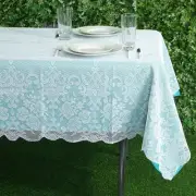 6 pcs 60x90" Floral LACE Rectangular TABLECLOTHS Wedding Party Table Linens SALE