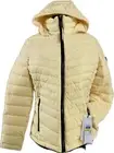Calvin Klein Yellow Infinite Stretch Full Zip Sorona Aura Puffer Jacket MED NWT
