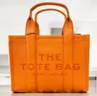 Marc Jacobs The Leather Mini Women's Tote Bag SCORCHED With Tag New Limited