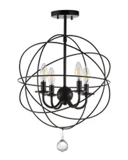 JONATHAN Y Designs Alma 12in LED Flush Mount