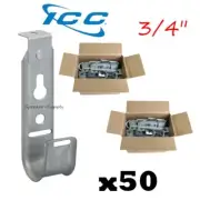 ICC 50 Pack 3/4" J-Hook Lip Ceiling Mount Route Cat5 Cat6 Cable Lot ICCMSJH922
