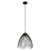 CLA Spiaggia Iron Cone Wavy Edge Pendant Light