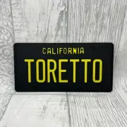 Fast and Furious Dodge Charger TORETTO Replica Movie American License Plate