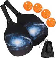 BESPORTBLE Lightweight Portable Hole Ball Kit Rackets Hole Balls Anti-Slip Grip for Outdoor Play