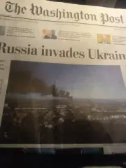The Washington Post Friday February 25 2022. Russia Invades Ukraine