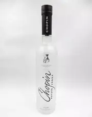 CHOPIN POTATO VODKA FROSTED GLASS 1 LITER EMPTY DUMMY PROP DISPLAY BOTTLE