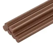Mini Hot Glue Sticks for Glue Gun 0.43-inch x 4-inch Coffee 6pcs