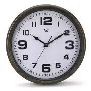Clock : 40cm (16") Modern Design Analog Wall Clock (Brand New) - Black
