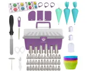 Cake Decorating Tools 115-Piece Piping Bags&Tips Set Cake Decorating Kit with 42 Piping Tip Frosting