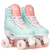 Rio Roller Outdoor Roller Skates Script Teal/Coral Adult/Kids- FREE SHIPPING