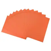 Orange Glitter EVA Foam Sheets 11 x 8 Inch 2mm Thick for Crafts DIY 12 Pcs