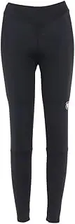 [KAPELMUUR] (カペルミュール) Capel Mule Ladies Cycling Tights with Padded for Spring and Summer, UV Protection Tights, Platinum Pad, Black, 40