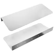 2 Pcs Kitchen Sink Splashing-proof Retaining Plates Water