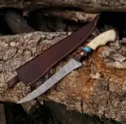 Handmade Damascus Steel Fillet Knife - Deceased Estate Auction - FAST POST