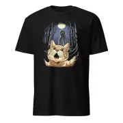 Scared Cat Selfie Cat Fresno Monster Cryptid Creature T-Shirt Size S-3XL Gift