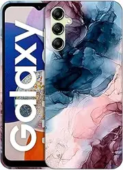 GlamCase for Samsung Galaxy A14 5G / 4G, Samsung A14 5G / 4G Case - Abstract Marble Pattern Printed Slim & Sleek Cute Plastic Protective Designer Back Phone Case/Cover for Galaxy A14 5G / 4G