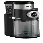 Krups Precise Stainless Steel 8-oz. Flat Burr Coffee Grinder, 12 Settings