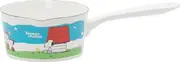 Toyohoro SNJ-902 Snoopy Enamel Double Mouth Milk Pan, 5.9 inches (15 cm), Clean, Long Lasting, Convenient, Made in Japan, White