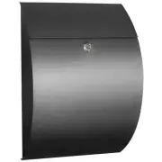 Contemporary - Large Locking Wall Mount Mailbox Secure Modern Rustproof Letter