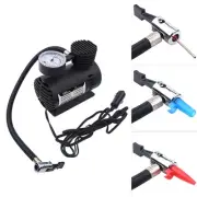 Portable Mini Air Compressor Bike Tire Infaltor Pump 12 Volt 300 PSI
