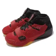 Nike Jordan Zion 2 PF University Red Gum Black Men Basketball Shoes DO9072-600