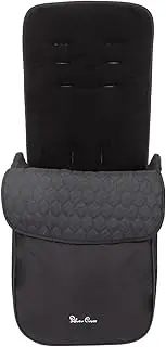 Silver Cross - Pop Footmuff - Pram Accessories - Stroller Footmuff - Foot Warmer - Water Resistant - Black