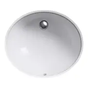 KOHLER Undermount Bathroom Sink 16.25" w/ Overflow Drain Vitreous China White
