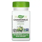Nature's Way, Chamomile Flower, 100 Vegan Capsules (350 mg per Capsule)