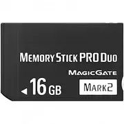 HSANYIUR High-Speed 16GB Memory Stick Pro Duo Mark2 - for PSP and Camera Memory Cards