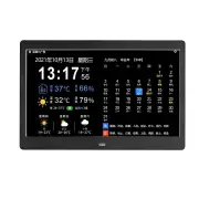Smart WiFi Weather Forecast Perpetual Calendar Electronic Clock Digital Lunar Calendar Desk Calendar Display Weather Sta