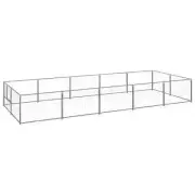 Dog Kennel 10m² Steel Large Outdoor Pet Cage Fence Run Play Pen House Enclosure