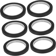 SHINEOFI 6rolls High-Temperature Resistant Insulation Tape Multi-use Marking Tapes for Crafts and Whiteboard Labeling for Positioning and Identification