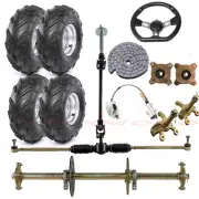810mm Rear Axle Kit Brake Caliper 16x8-7 Tire for GoCart Golf E-bike Scooter ATV