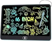 Electight 16 Inch LCD Graphic Tablet for Kids, High Brightness, Colorful, Eye Protection Drawing Tablet, Learning Gift and Education Toy for 3-8 Years Old Boys and Girls (Blue)