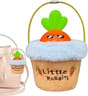 Easter Plush,Radish Pendant Cute Cartoon Carrot Keychain | Carrot Pot Cutting Plush Toy, Backpack Decoration For School Bags, Car, Wallets