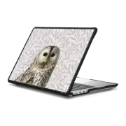 MacBook Pro 14-inch (M1 - M4) Impact Case Spotted Owl - Cottagecore vintage owl and leaves