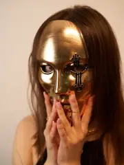 Danny AT Chrome mask from Hollywood Undead