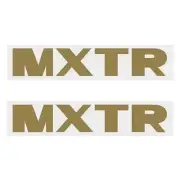 Madison - Chain stay decals - MXTR - GOLD - old school bmx